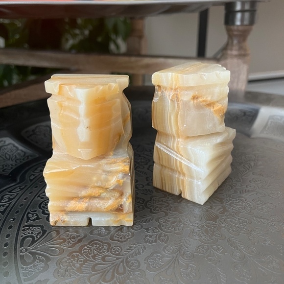 Miniature Onyx Aztec Bookends - Picture 3 of 9